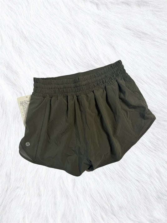 Hotty Hot High Rise Shorts 2.5” Army Green