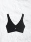 Align V-Neck Bra Black A/B