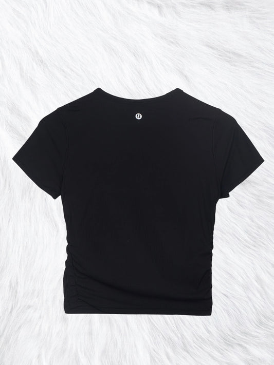 All It Takes Ribbed Tee Black