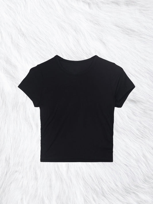 All It Takes Ribbed Tee Black