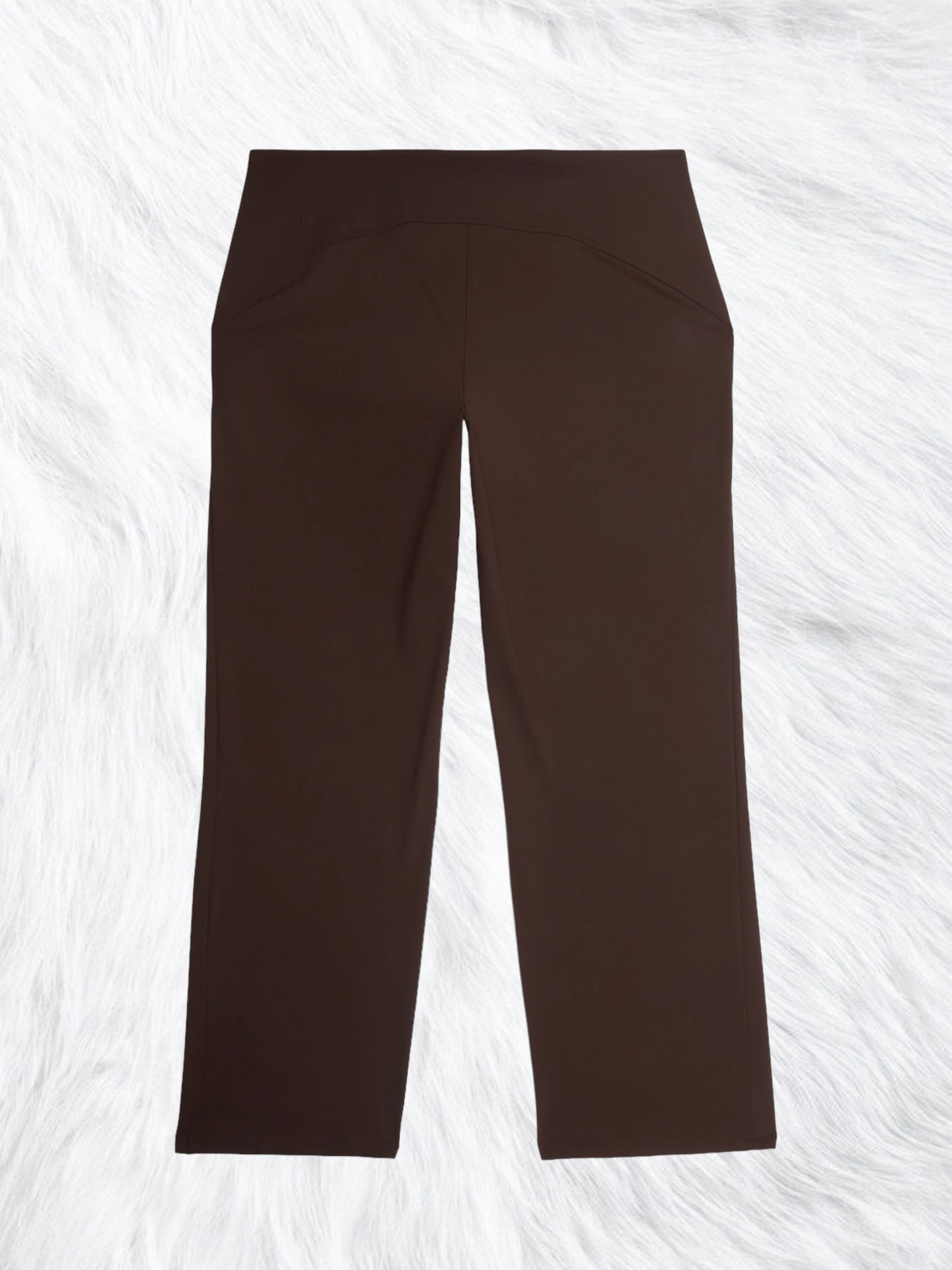 Smooth Fit Pull On Pants Crop Espresso