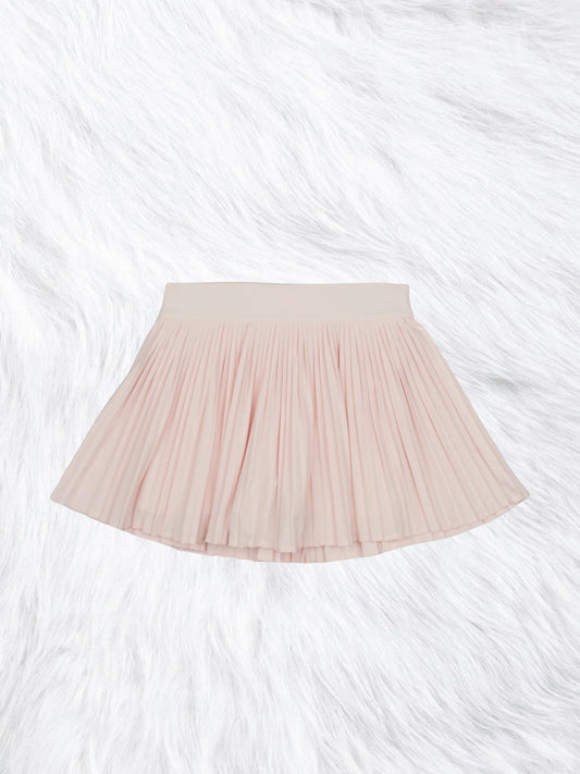 Varsity Pleated Tennis Skirt Strawberry Milkshake