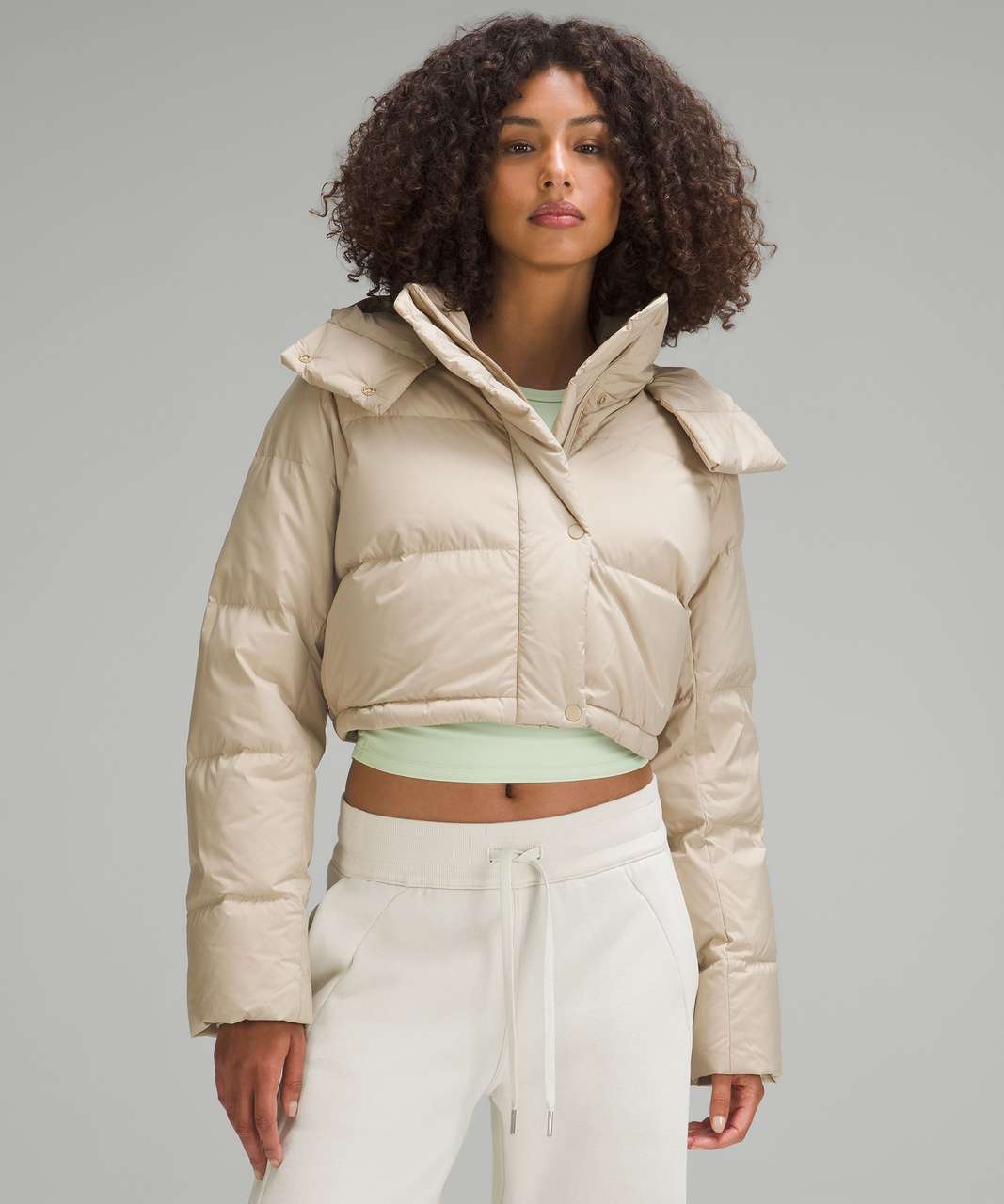 Wunder Puff Cropped Jacket Trench